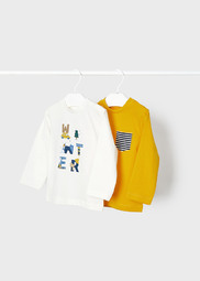 Комплект от две блузи за бебе момче Mayoral