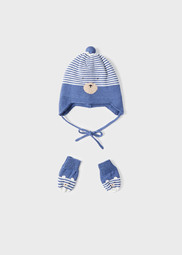 Комплект шапка и ръкавички за бебе Mayoral