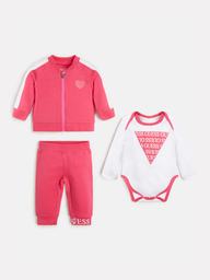 Комплект за бебе момиче от три части GUESS