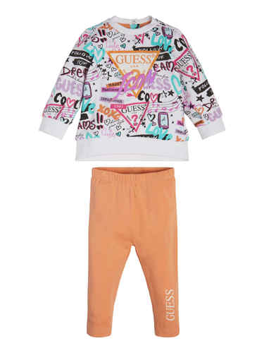 Комплект от две части за бебе момиче GUESS